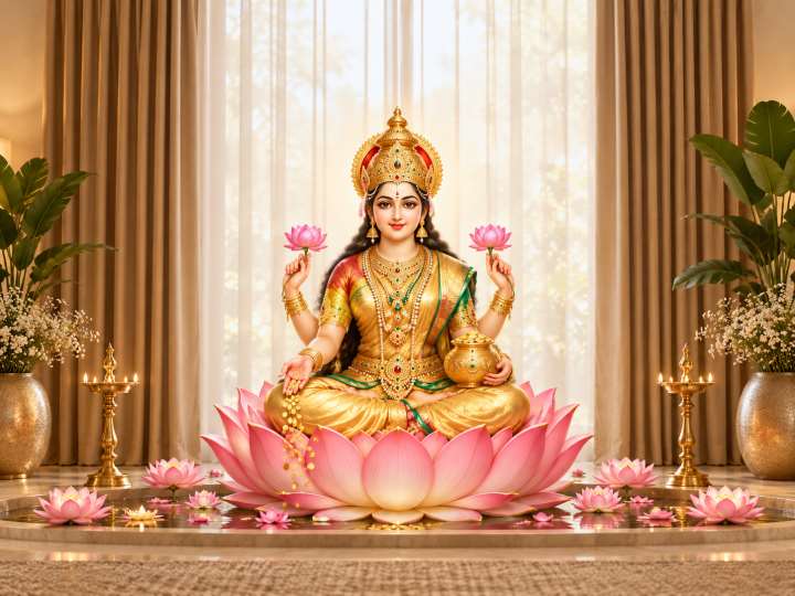 Goddess Lakshmi, from the company brochure
